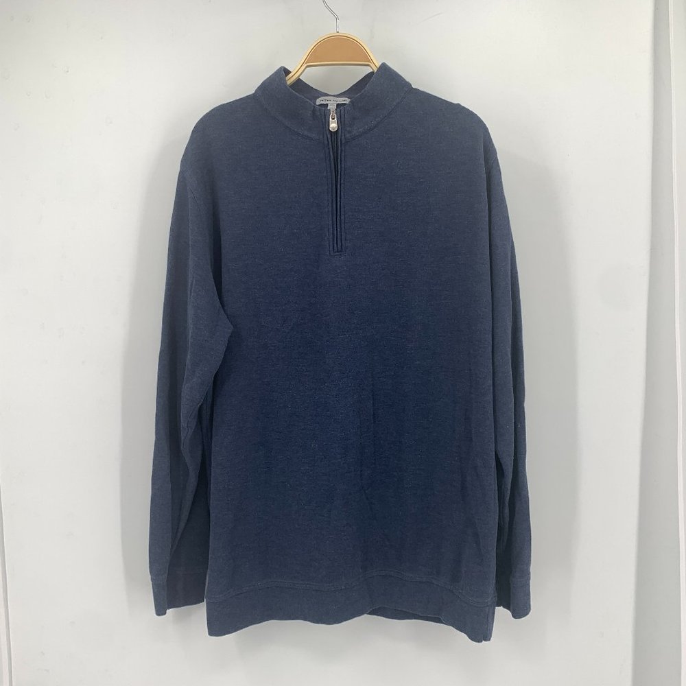 Peter Millar Blue Quarter zip XXL Pullover